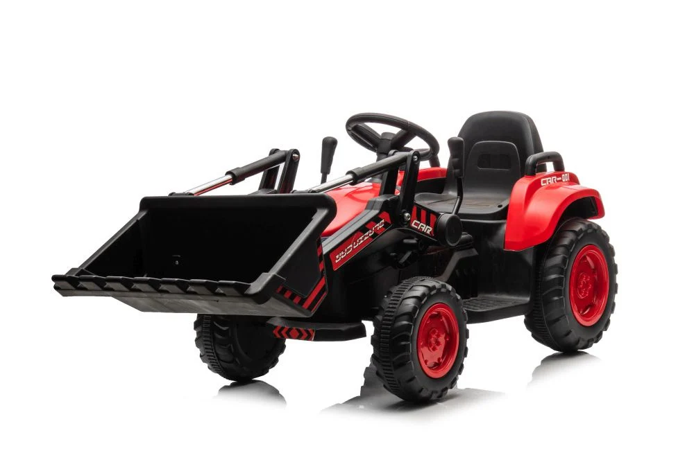 Punjivi traktor s kantom BW-X002A Crveni auto na akumulator_6