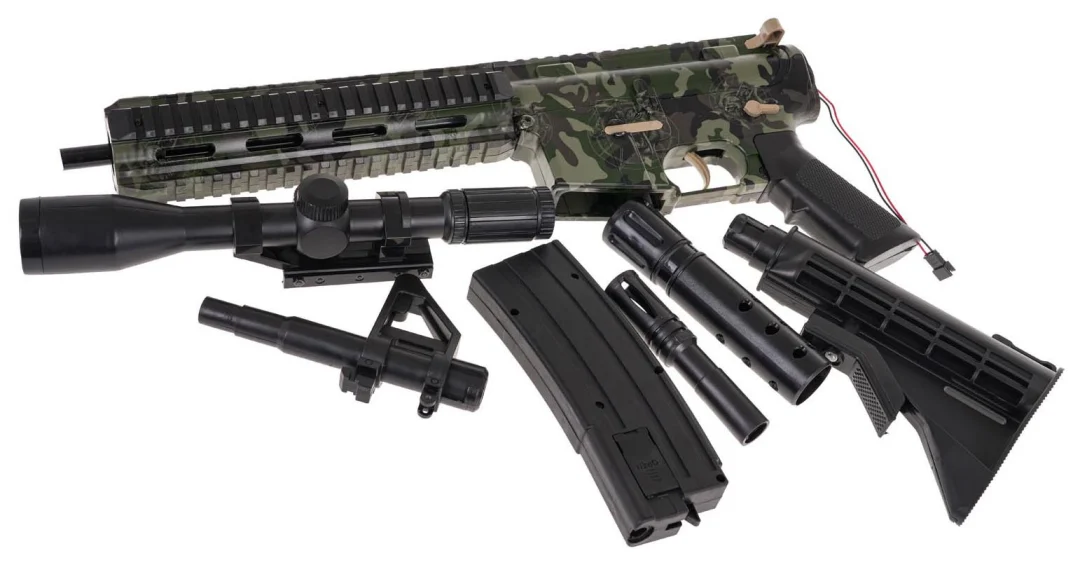 Puška M4 s gel kuglicama + pribor_5