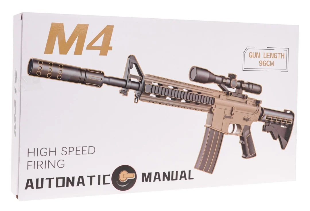 Puška M4 s gel kuglicama + pribor_8