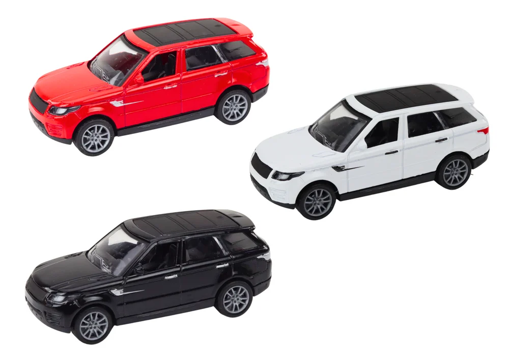 Putnički automobil metalni 1:36, pogon na trenje, crveni, bijeli ili crni, 11,5 × 5 × 4 cm_2
