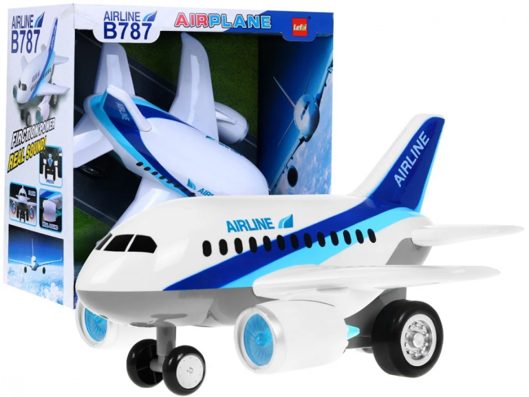 Putnički avion Boeing 787 sa svjetlima i zvukom_1