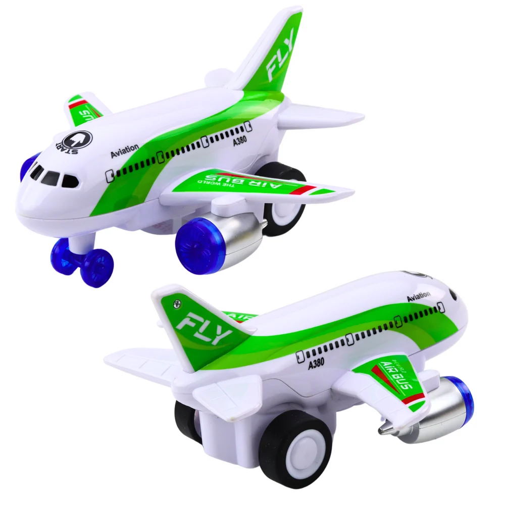 Putnički avion na baterije sa svjetlima i zvukovima_4