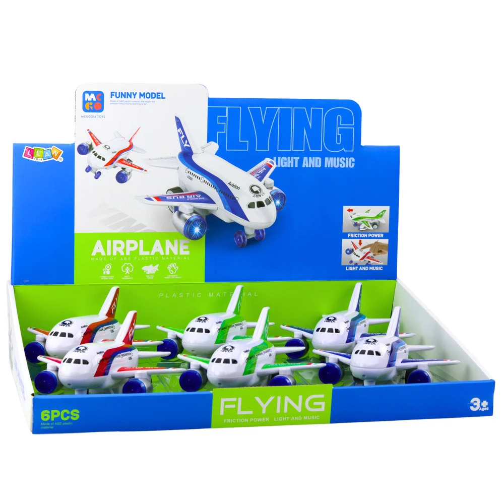 Putnički avion na baterije sa svjetlima i zvukovima_5
