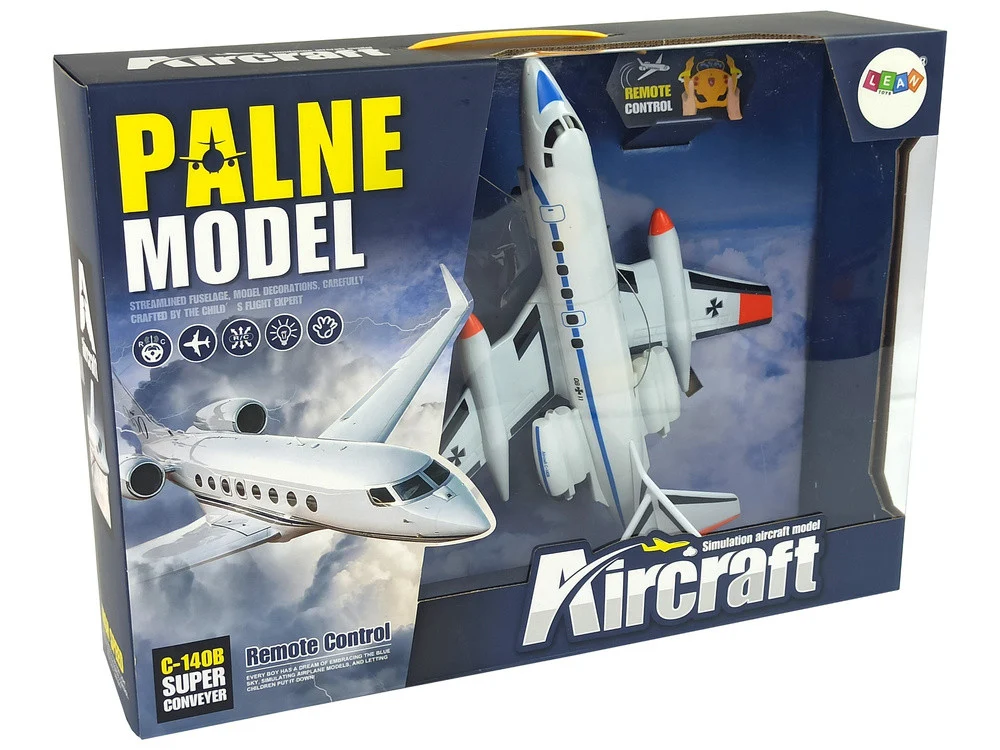 Putnički avion na daljinsko 40 MHz sa svjetlima_5