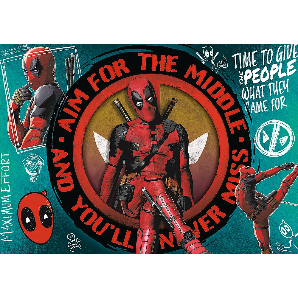 Puzzle - 1000 Premium Plus - Deadpool Trefl - 10835_2