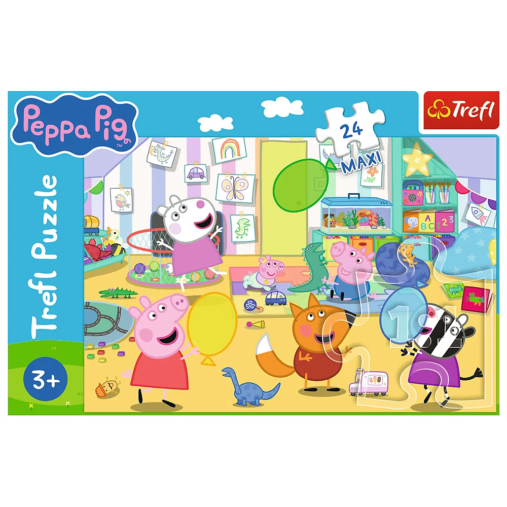 Puzzle 24 Maxi – Lijepa Peppa – Prase Peppa Trefl 14367_3