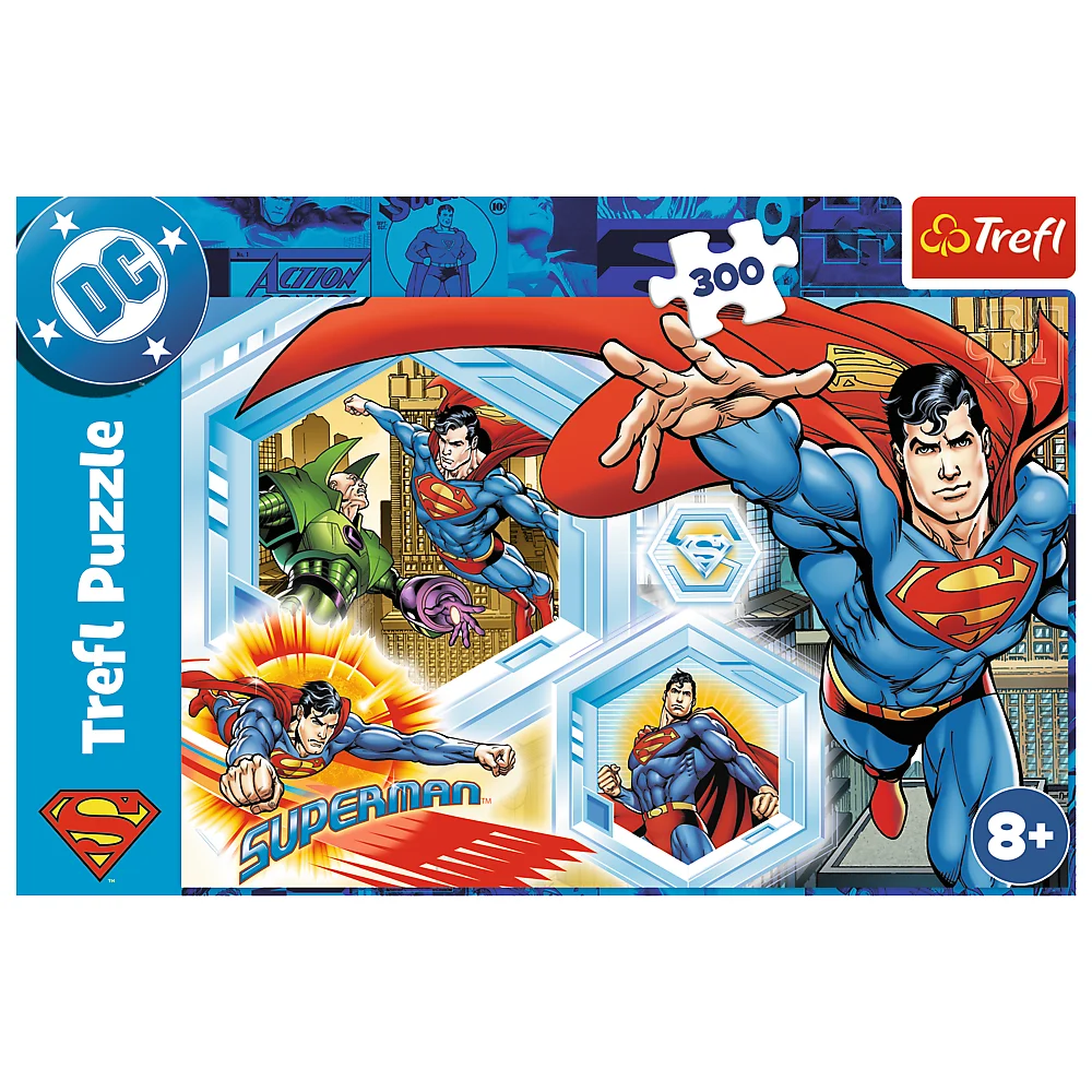 Puzzle 300 – Neuništivi Superman – Warner Superman Trefl 23032_3