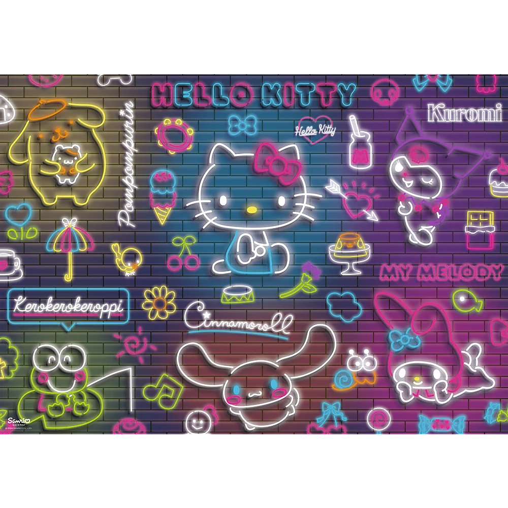 Puzzle - 500 - Neon Hello Kitty Trefl 37523_3