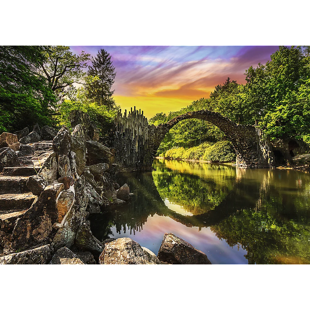 Puzzle – 1000 Premium Plus Rakotzbrücke u Kromlau, Njemačka Trefl 10811_2