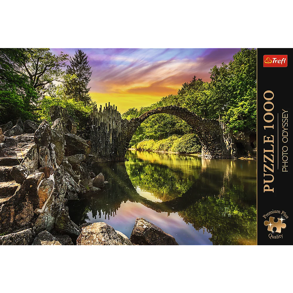 Puzzle – 1000 Premium Plus Rakotzbrücke u Kromlau, Njemačka Trefl 10811_3