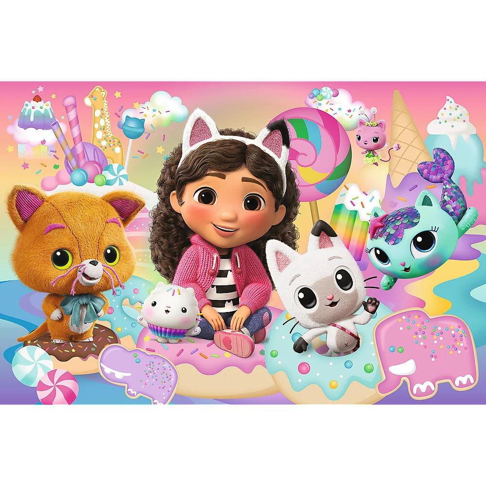 Puzzle – 24 Maxi – Gabby's Cat World – Trefl 14381_2