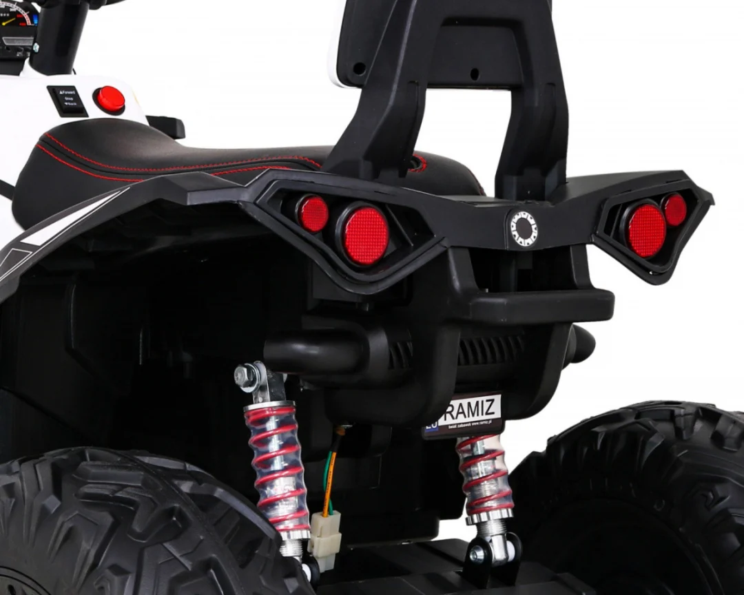 Quad ATV Power na akumulator, bijeli quad na akumulator_10