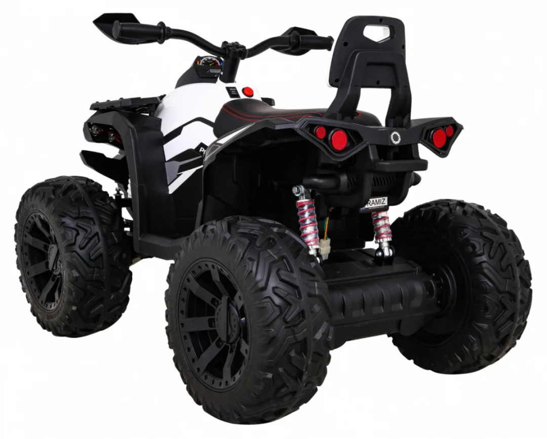 Quad ATV Power na akumulator, bijeli quad na akumulator_5