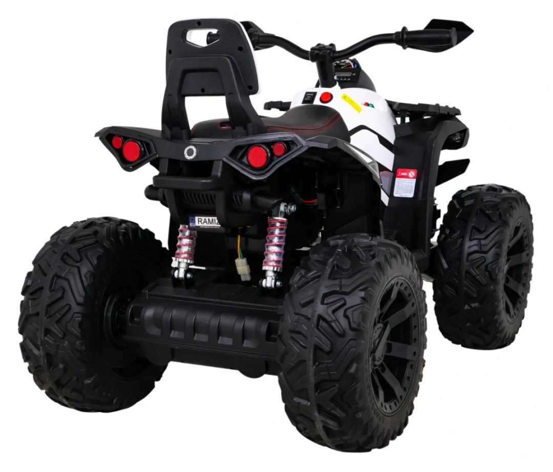Quad ATV Power na akumulator, bijeli quad na akumulator_7