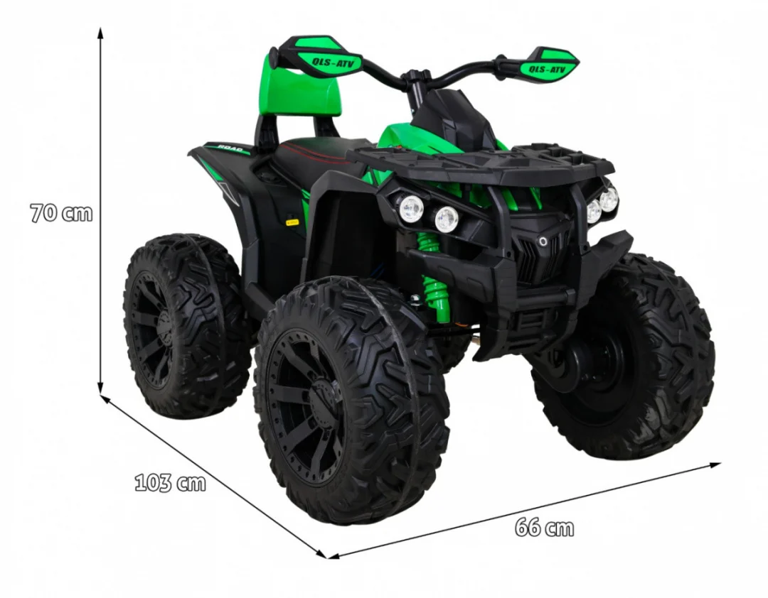 Quad ATV Power na akumulator, zeleni quad na akumulator_2