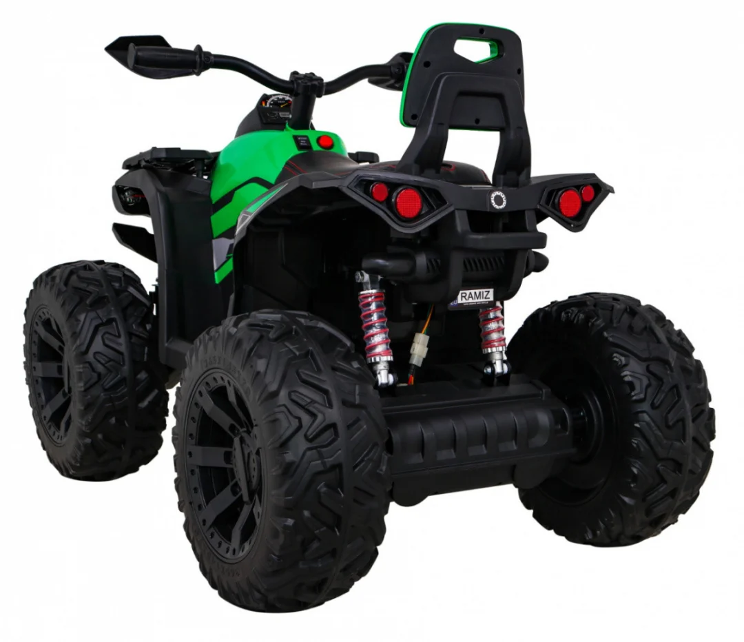 Quad ATV Power na akumulator, zeleni quad na akumulator_5