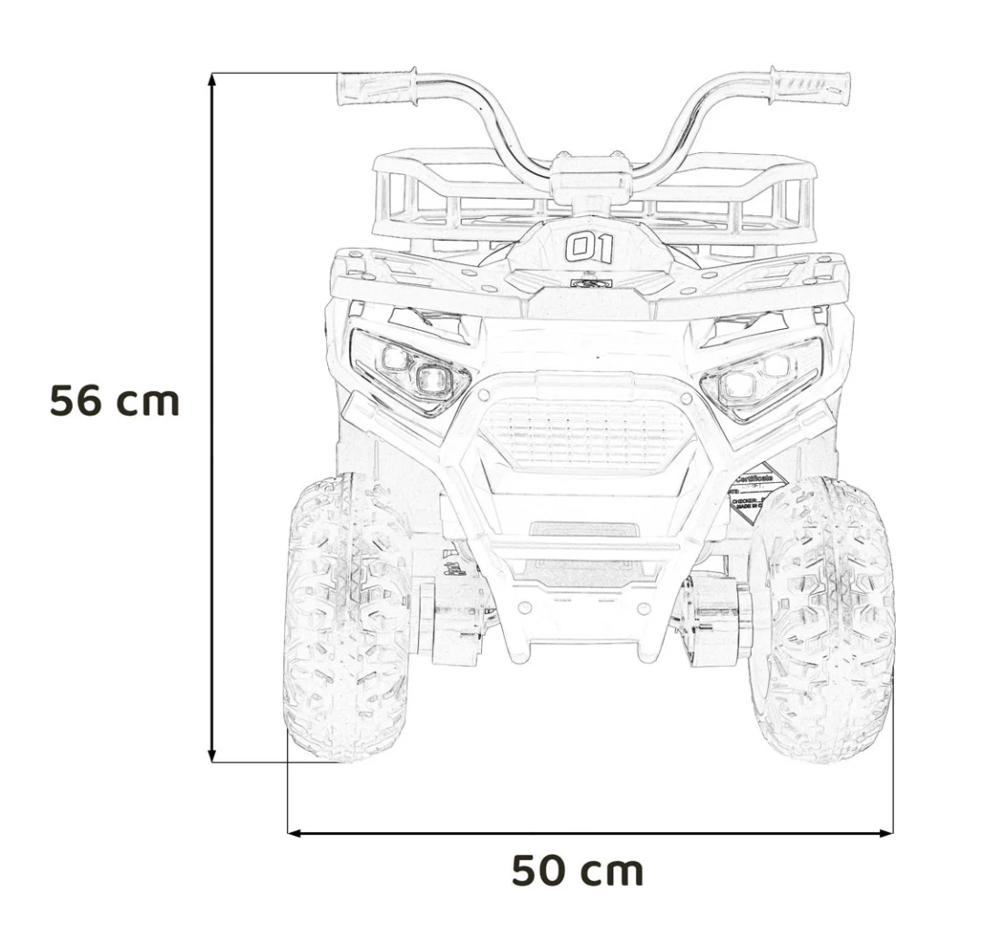 Quad ATV Robust 01, bijeli_2