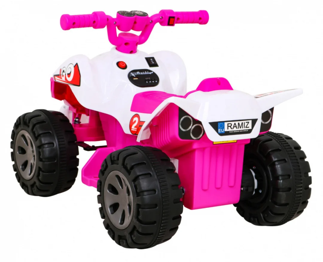 Quad na akumulator za djecu, ružičasti_5
