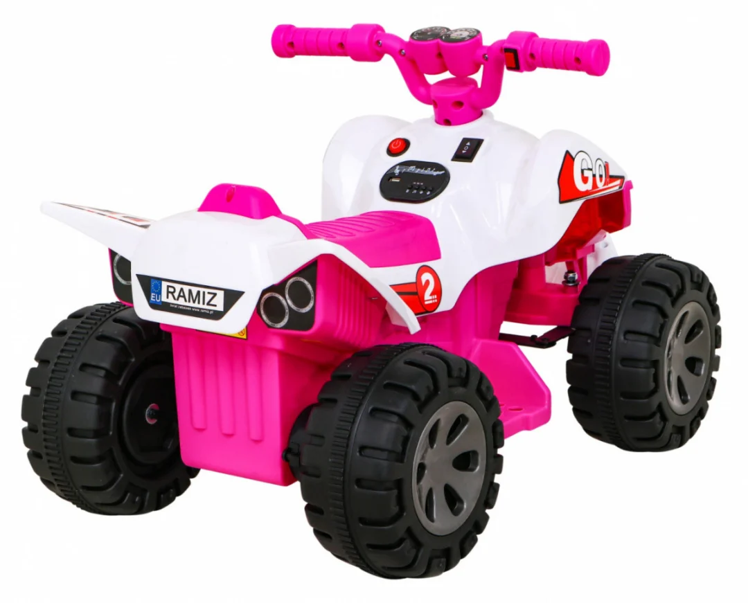 Quad na akumulator za djecu, ružičasti_8