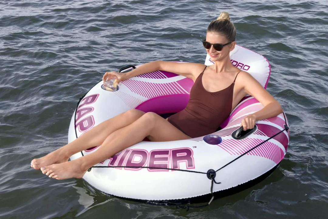 RAPID RIDER Prsten za plivanje Roza 135 cm Bestway_8