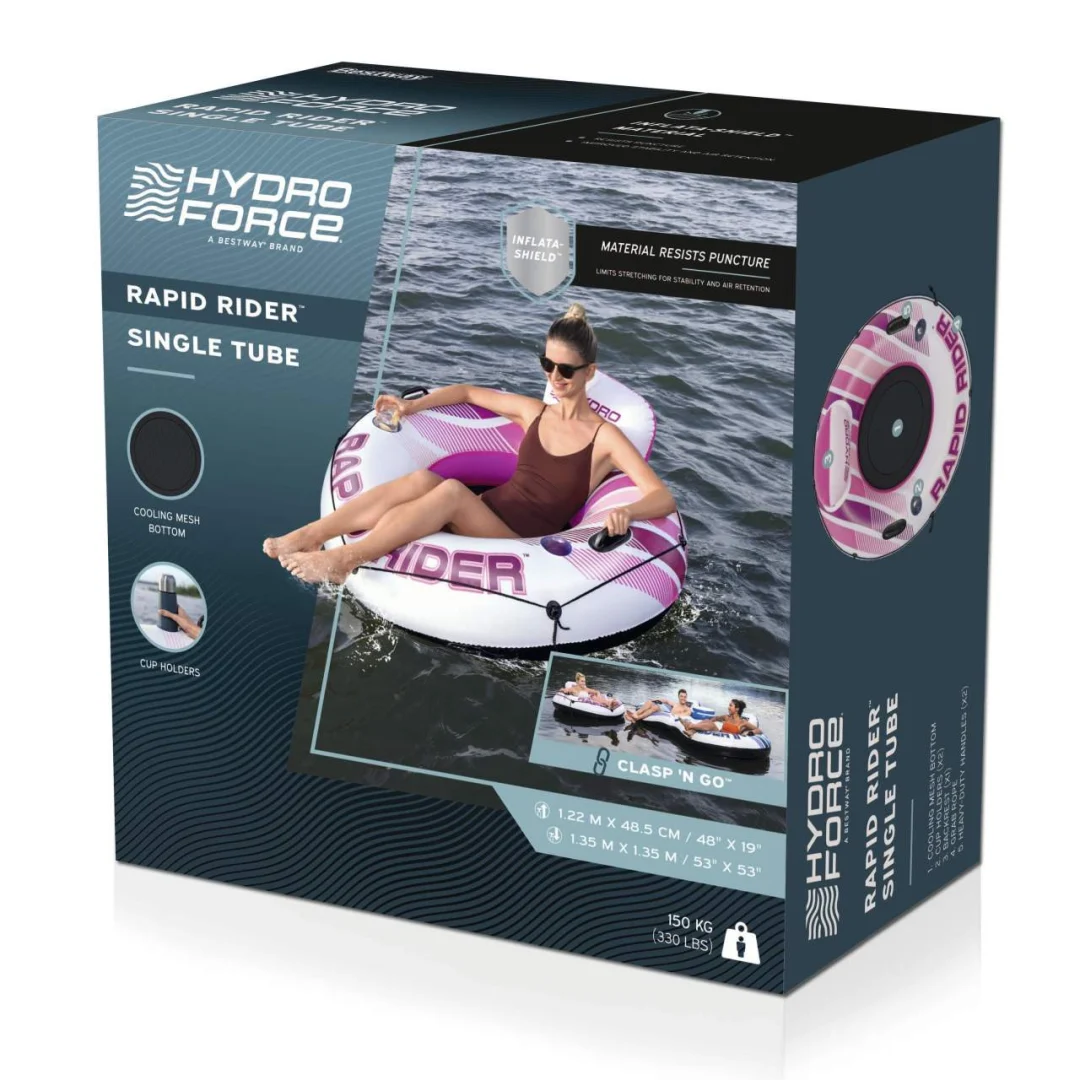RAPID RIDER Prsten za plivanje Roza 135 cm Bestway_9