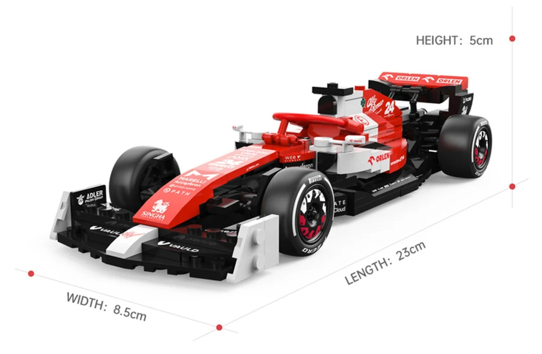 RASTAR Alfa Romeo F1 C42 kocke 1:24 340 dijelova_14