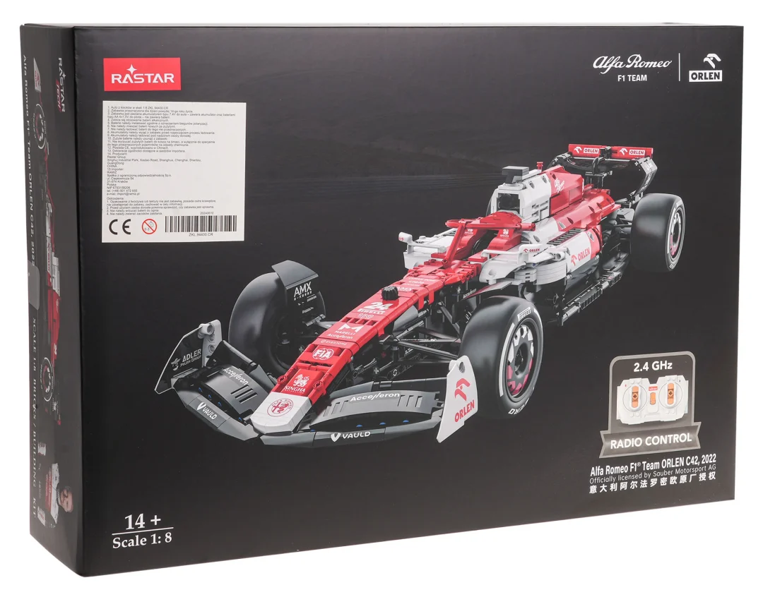 RASTAR Alfa Romeo F1 C42 kocke 1:8 RC 2261 dijelova_7