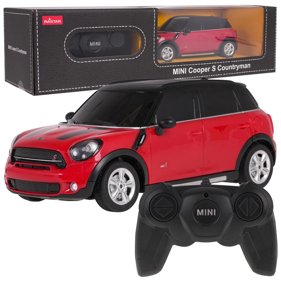 RASTAR Mini Countryman R/C 1:24, crveni_1