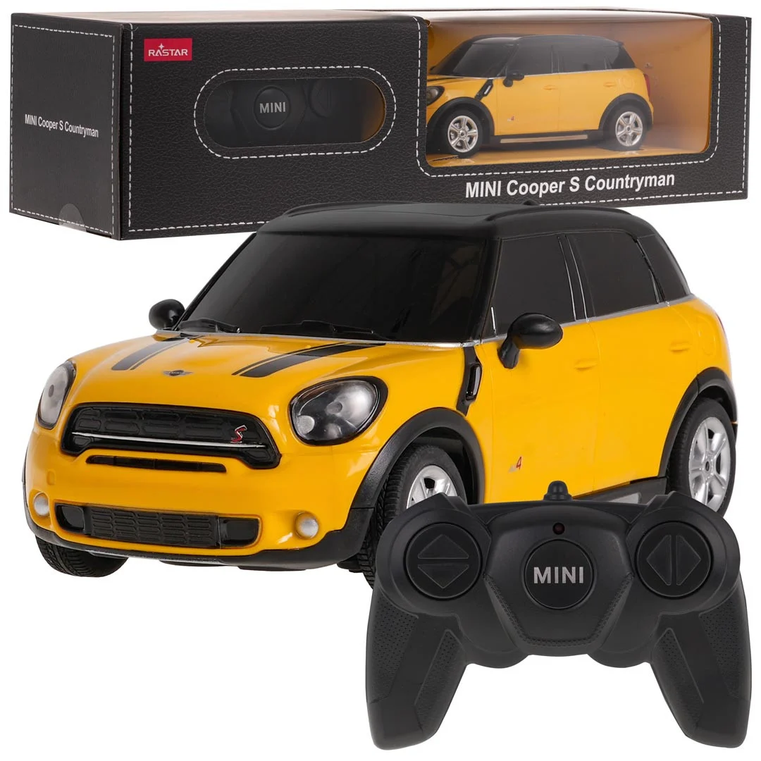 R/C 1:24 Mini Countryman žuti RASTAR, žuta_1