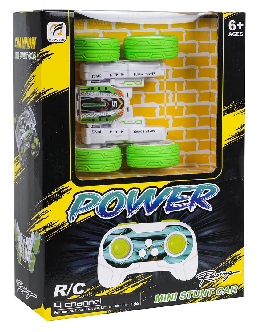 R/C POWER STUNT vozilo 1:32 zeleno_9