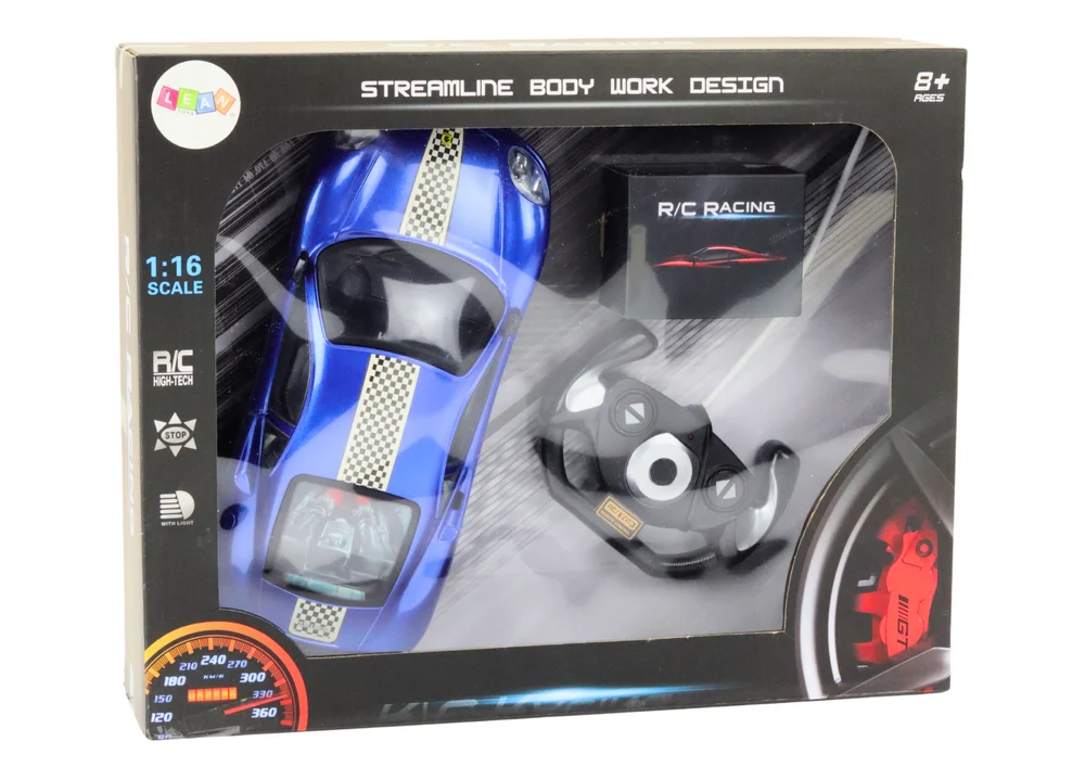 RC automobil na daljinsko upravljanje 1:16 svjetla plava_5