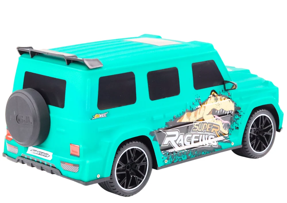 RC automobil s dinosaurom 1:10, zeleni_3