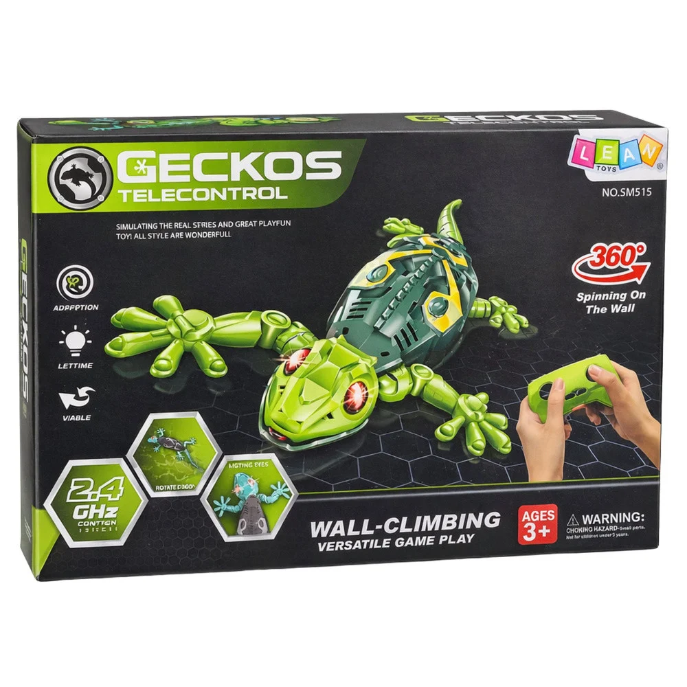RC gekon za penjanje po zidu 360°, zeleni_7