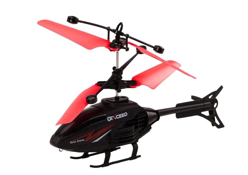 RC helikopter s žiroskopom, crveni, upravljanje rukom_2