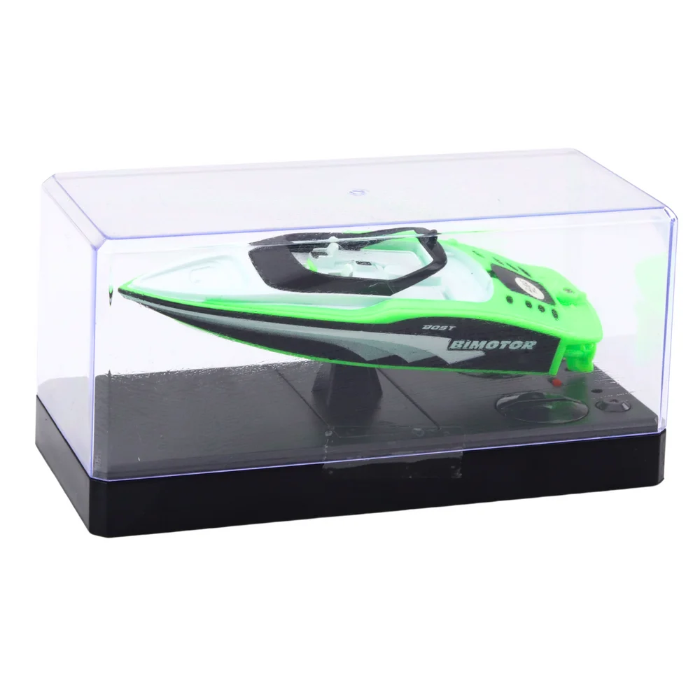 RC motorni čamac, 2,4 GHz, bijelo-zeleni, 15 cm_2