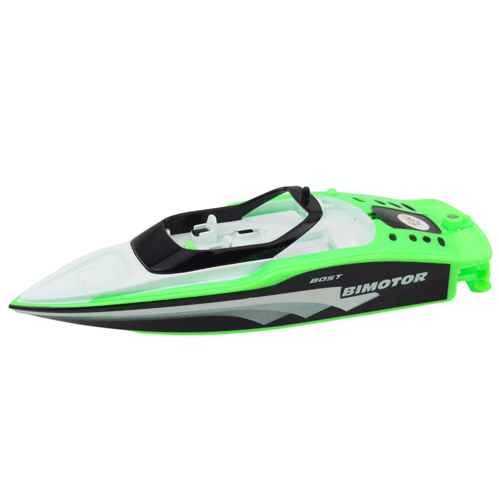 RC motorni čamac, 2,4 GHz, bijelo-zeleni, 15 cm_3
