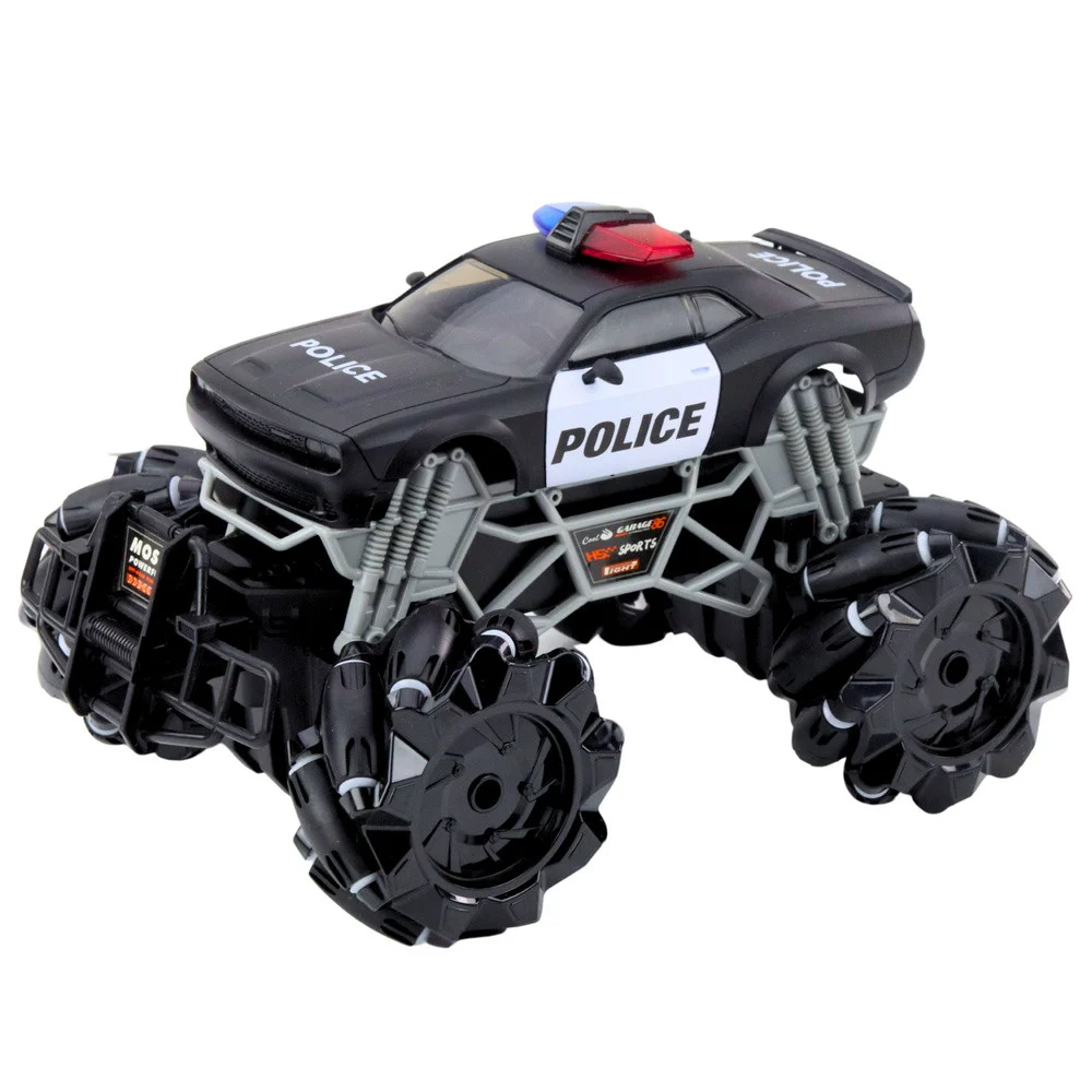 RC policijski terenski automobil sa svjetlima i efektom dima 1:16_2