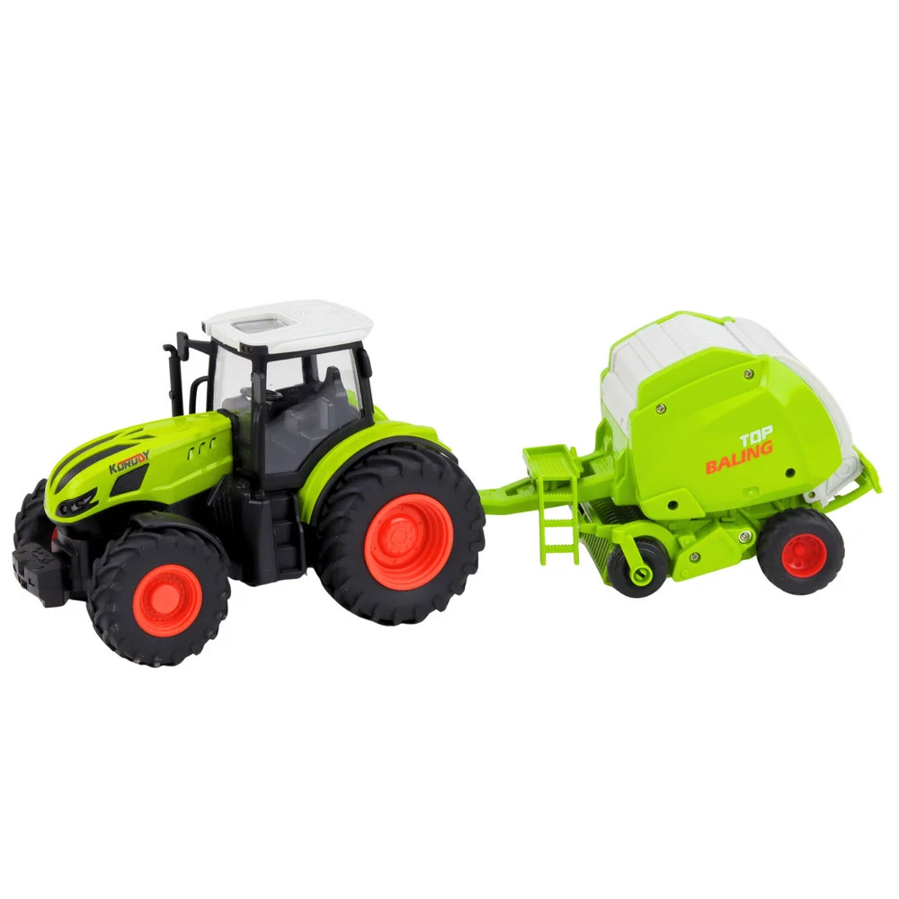 RC poljoprivredni traktor na daljinsko upravljanje s balirkom 1:24_2