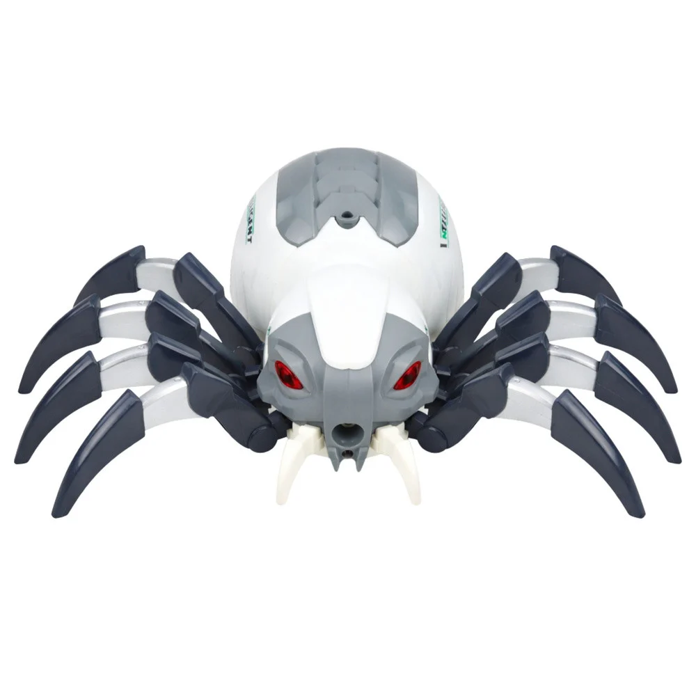 RC robot pauk na daljinsko upravljanje s efektom dima, svjetlima i zvukovima_4
