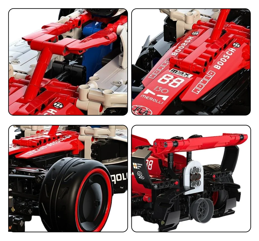 RC set kockica F1 bolid crveni 1:8 1185 dijelova_6