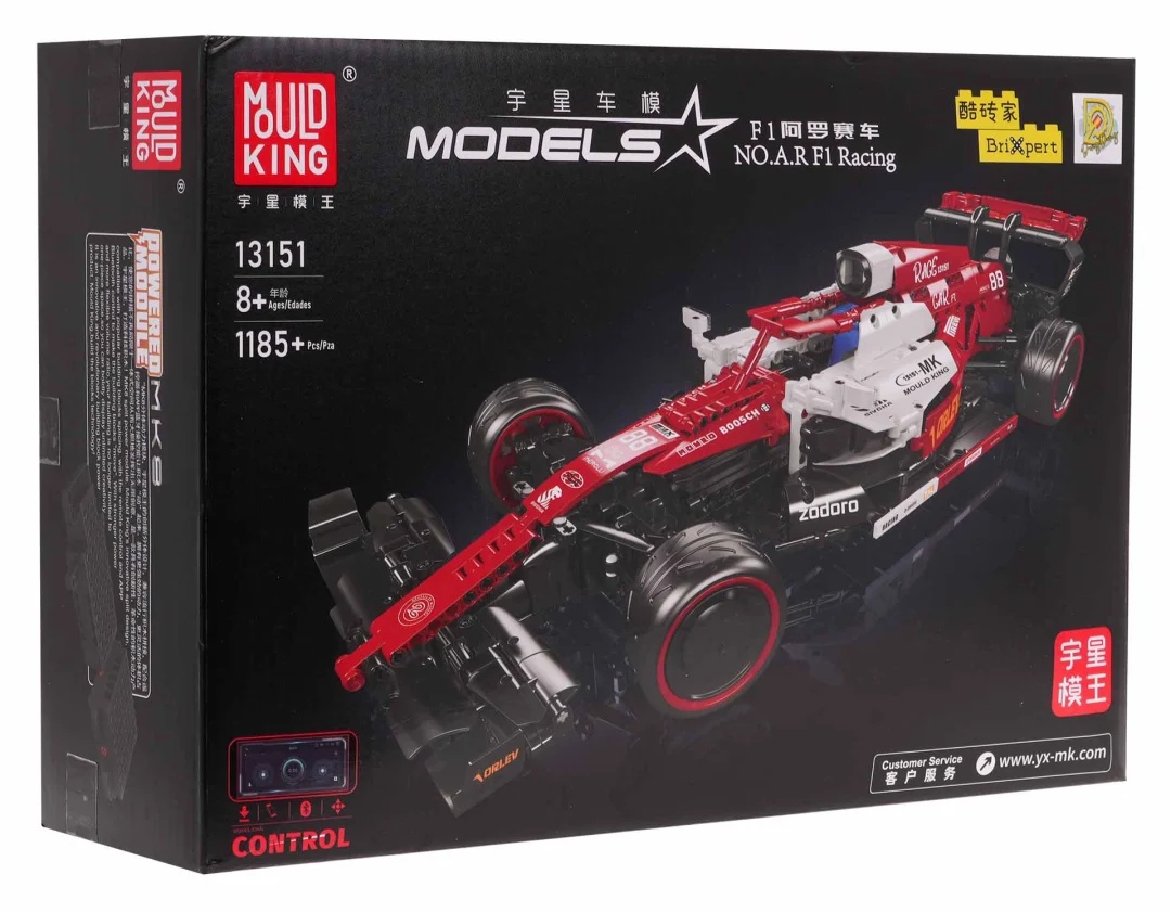 RC set kockica F1 bolid crveni 1:8 1185 dijelova_7