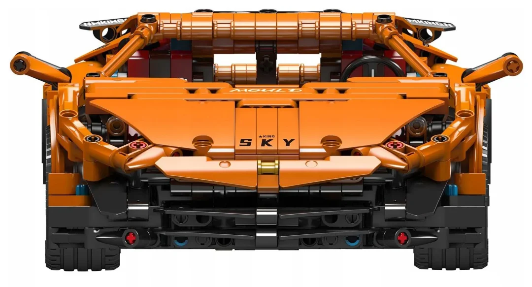 RC set kockica sportski automobil narančasti 1:12 1488 dijelova_4