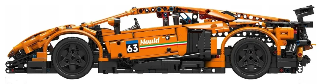 RC set kockica sportski automobil narančasti 1:12 1488 dijelova_5