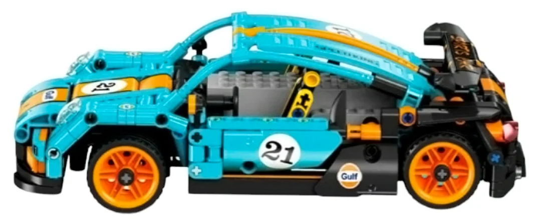 RC set kockica sportski automobil plavo-narančasti 534 dijela_3