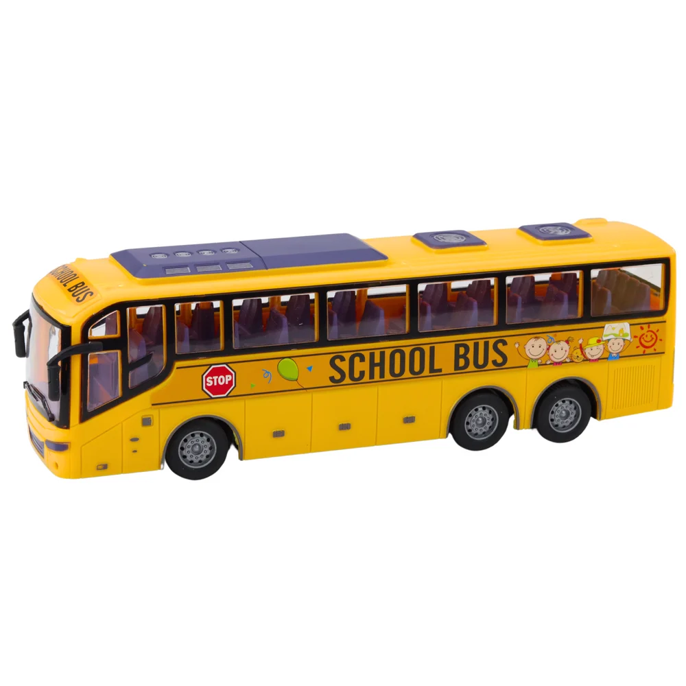 RC školski autobus 1:30 sa svjetlima na daljinsko upravljanje, žuta_2