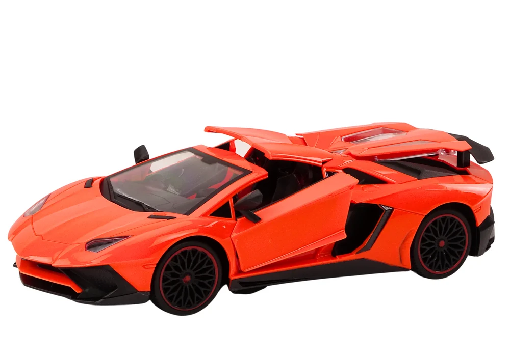 RC sportski automobil 1:12 s otvaranjem vrata, narančasti_2