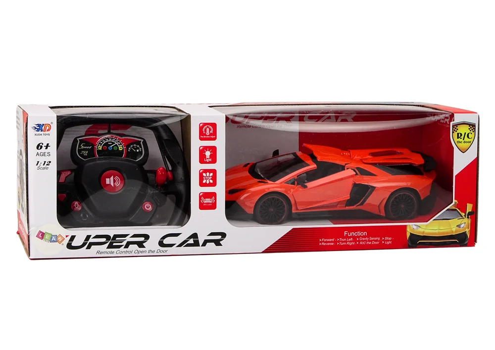 RC sportski automobil 1:12 s otvaranjem vrata, narančasti_5