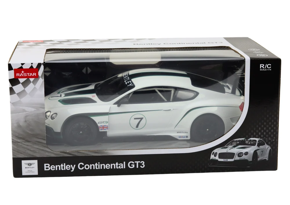 RC sportski automobil 1:14 Bentley Continental GT3 bijela boja_5