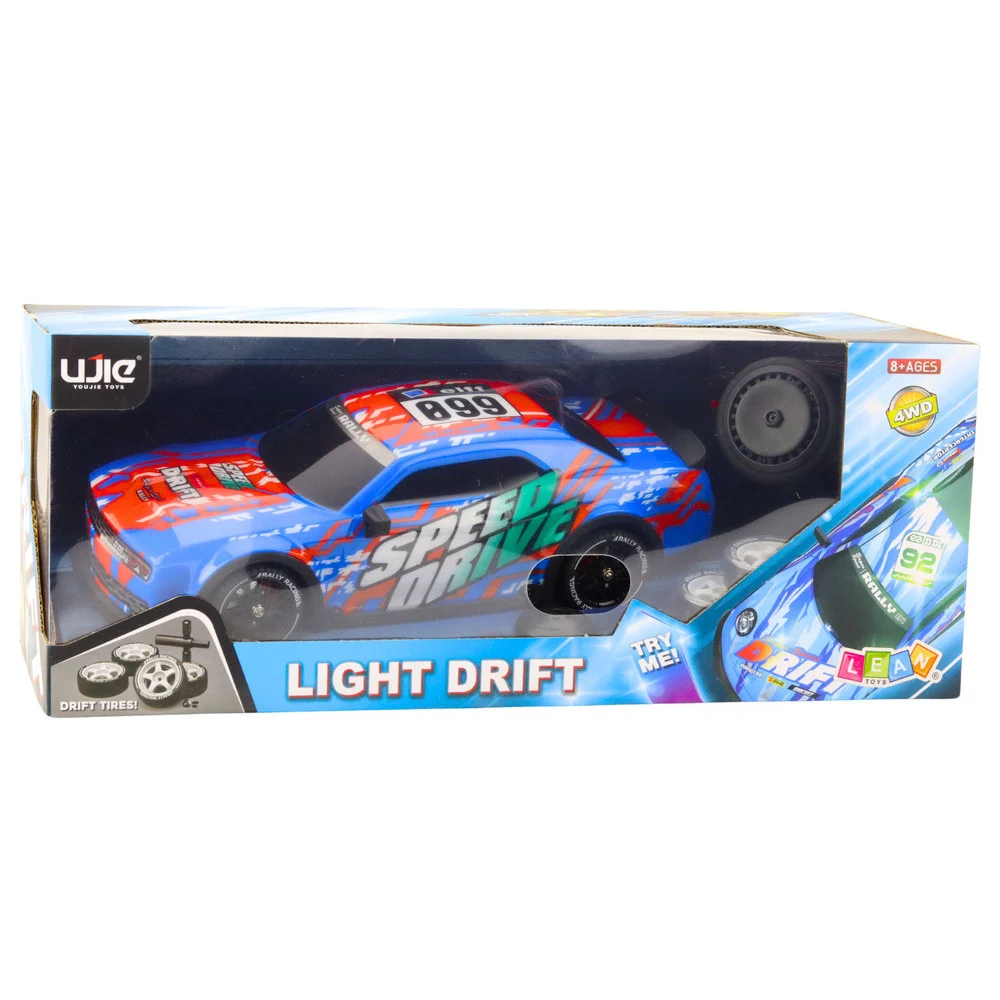 RC sportski automobil s osvijetljenim drift tijelom, plavi_4