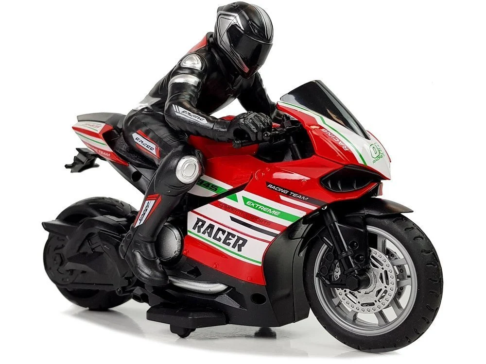 RC sportski motocikl 2.4G, domet 35 m, crveni_3